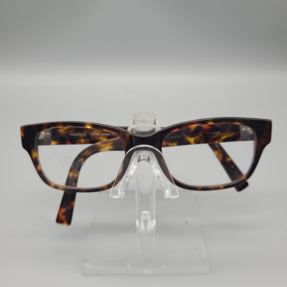 Modo MC012 Tortoise Rectangular Eyeglass Frames Japan Handmade 51-18-145 MTOR